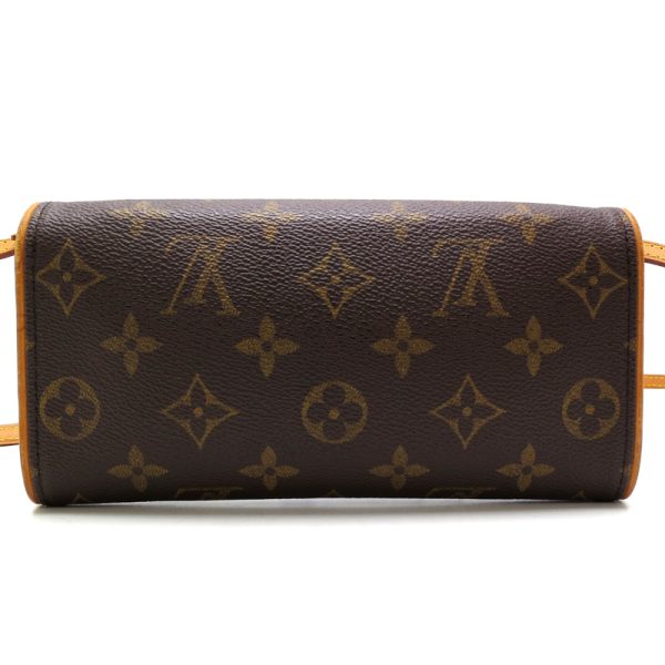 dh54929 2 Louis Vuitton Pochette Twin PM Monogram Shoulder Bag Brown