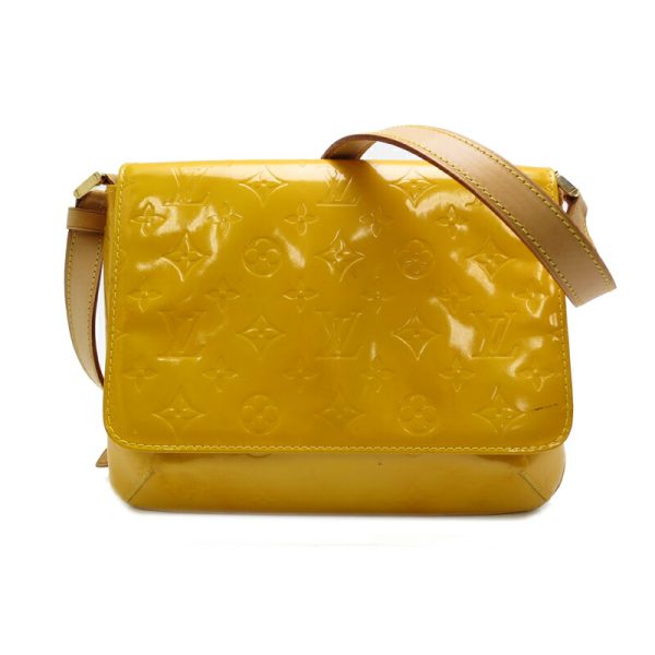 dh55069 2 Louis Vuitton Thompson Street Monogram Vernis Shoulder Bag Yellow