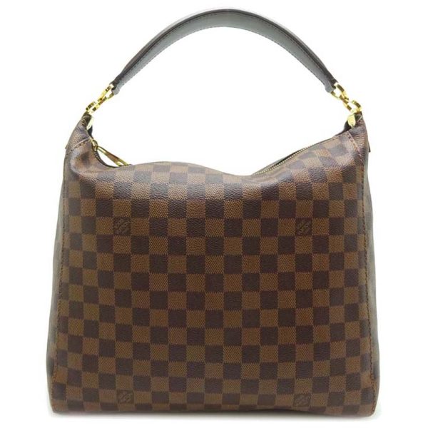 dh60212 1 Louis Vuitton Portobello PM Damier Ebene Shoulder Bag Brown