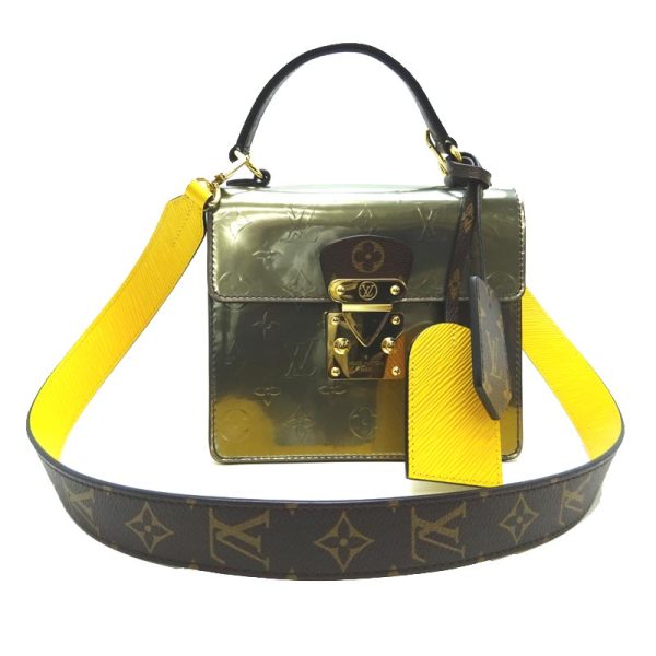 dh61398 1 Louis Vuitton Spring Street PM Monogram Shoulder Bag Brown