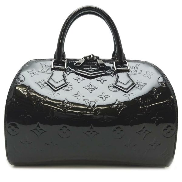 dh61778 1 Louis Vuitton Montana PM Vernis Handbag Black