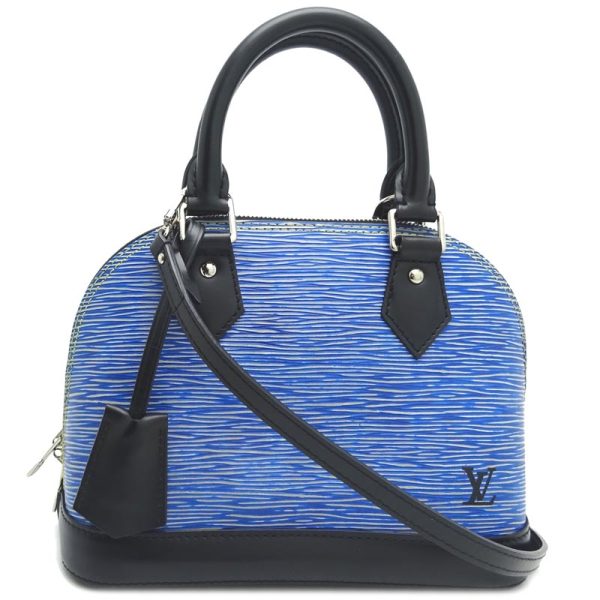 dh62023 1 Louis Vuitton Alma BB Epi Handbag Blue