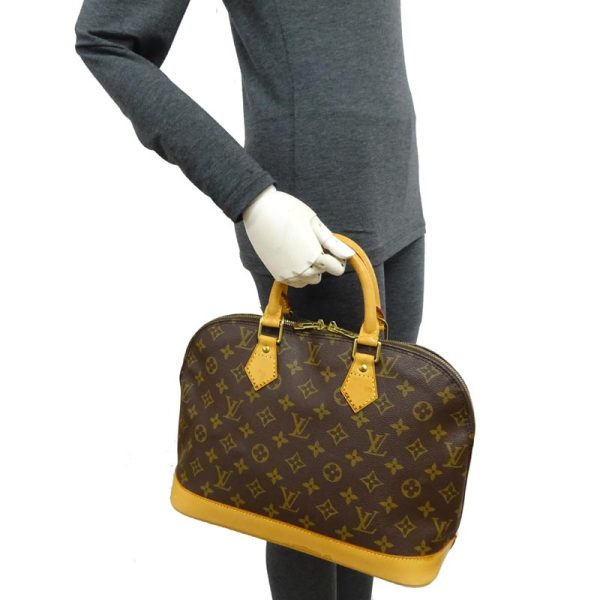 dh62833 8 Louis Vuitton Alma PM Monogram Handbag Brown