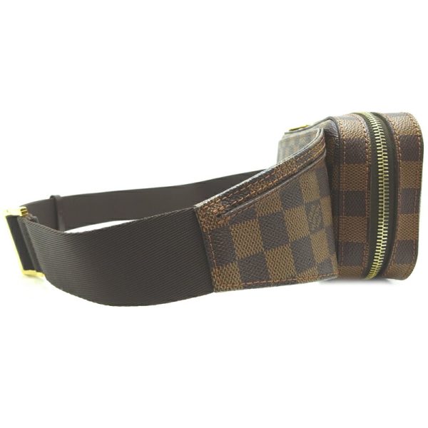 dh63142 3 Louis Vuitton Jeronimos Damier Ebene Body Bag Brown