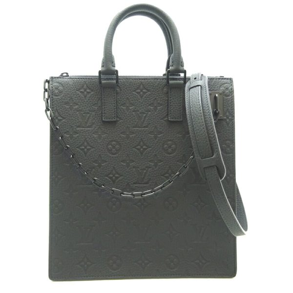 dh63143 1 Louis Vuitton Sac Plat Taurillon Handbag Black