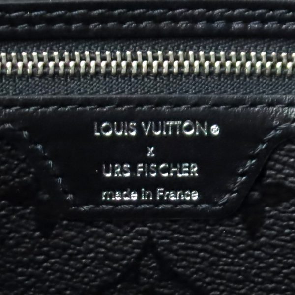 dh63253 7 Louis Vuitton Neverfull MM Tufted Monogram Tote Bag White Black