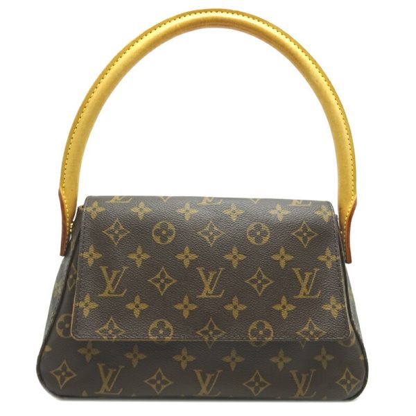 dh63303 1 Louis Vuitton Mini Looping Monogram Shoulder Bag Brown