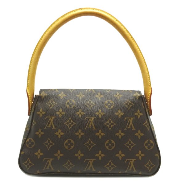 dh63303 2 Louis Vuitton Mini Looping Monogram Shoulder Bag Brown