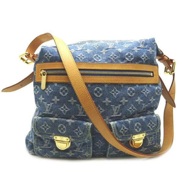 dh63305 1 Louis Vuitton Baggy GM Monogram Denim Shoulder Bag Blue