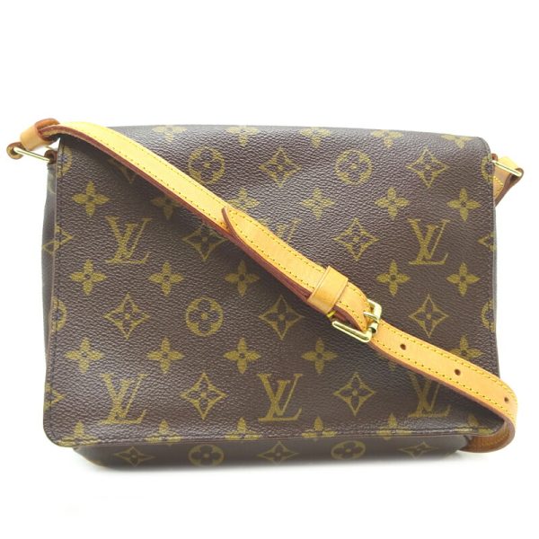 dh63309 1 Louis Vuitton Musette Tango Monogram Shoulder Bag Brown