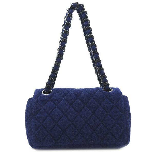 dh63317 2 Chanel Matelasse Chain Pile Shoulder Bag Blue