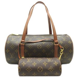 dh63449 1 Louis Vuitton Amazon Monogram Canvas Shoulder Bag Brown