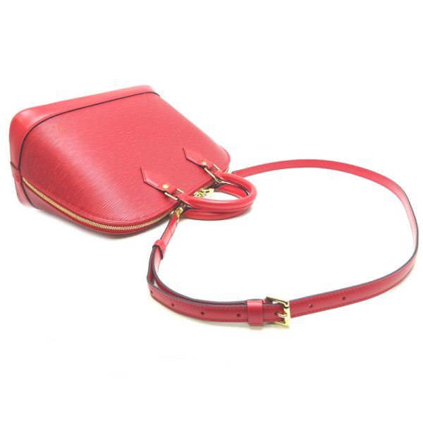 dh63457 4 Louis Vuitton Alma Epi Handbag Red