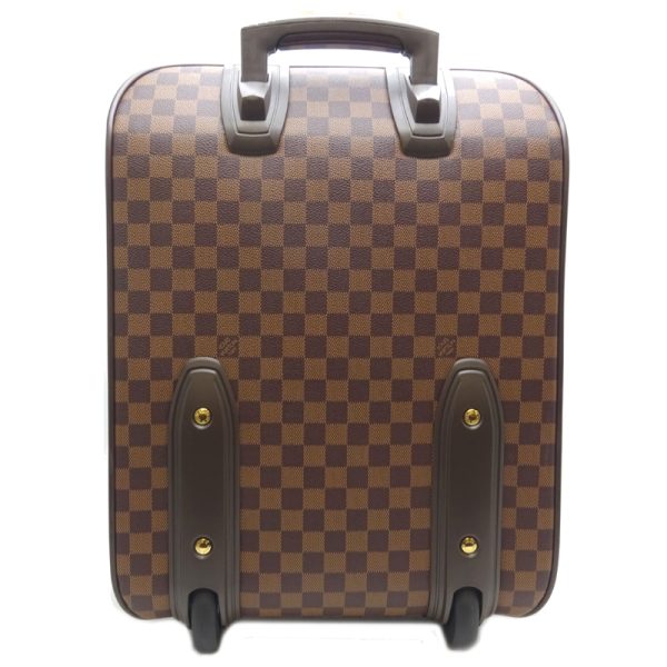 dh63821 2 Louis Vuitton Pegas 45 Damier Ebene Carry Bag Brown