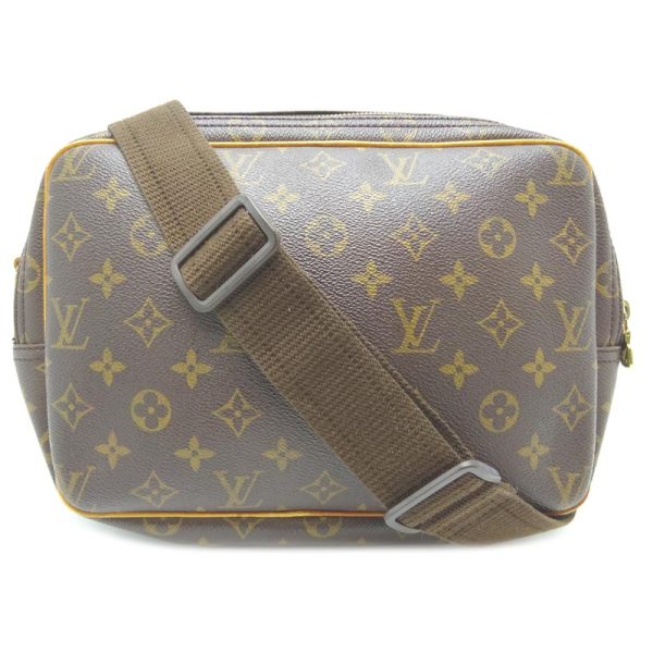 dh64374 2 Louis Vuitton Reporter PM Monogram Shoulder Bag Brown