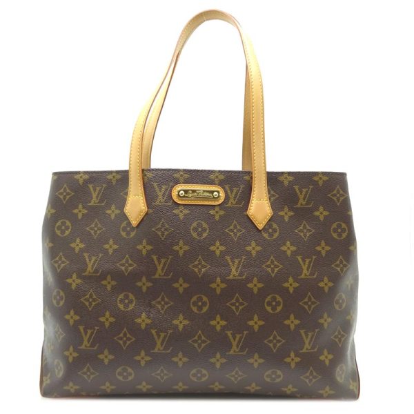 dh64949 1 Louis Vuitton Wilshire MM Monogram Shoulder Bag Brown