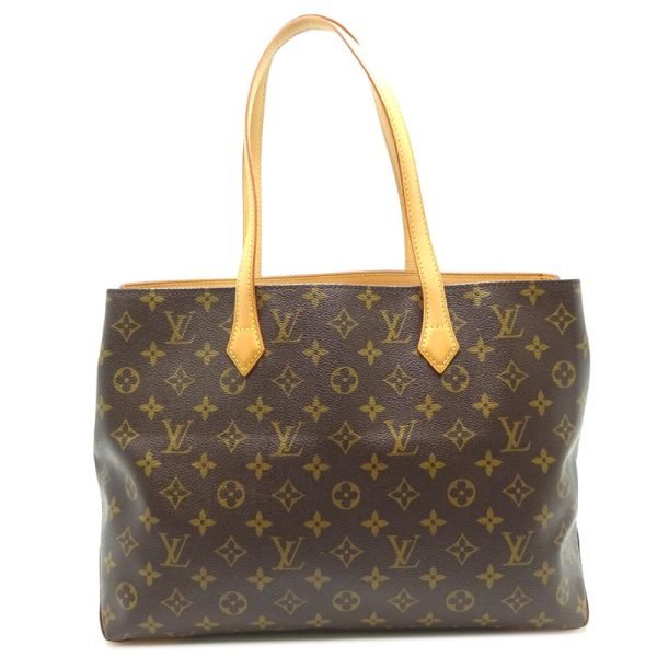 dh64949 2 Louis Vuitton Wilshire MM Monogram Shoulder Bag Brown