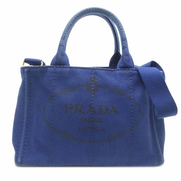 dh65114 11 Prada Handbag Canapa Blue