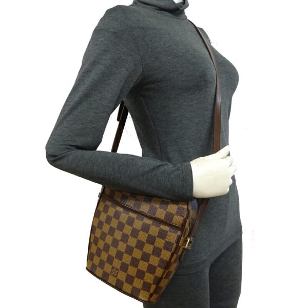 dh65272 9 Louis Vuitton Ipanema PM Damier Ebene Shoulder Bag Brown