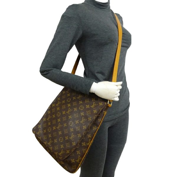 dh65522 8 Louis Vuitton Musette Monogram Shoulder Bag Brown