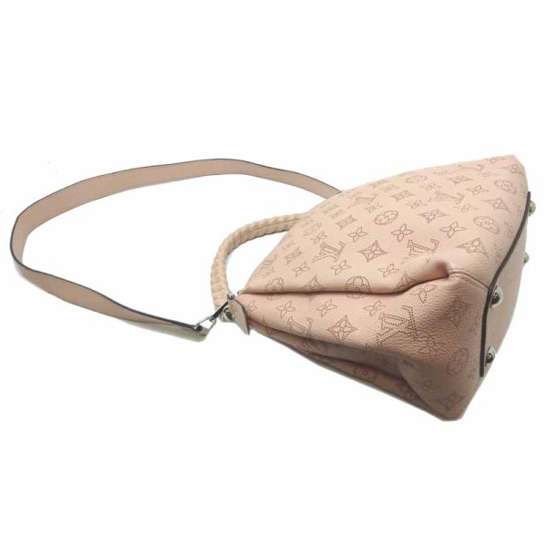 dh66145 3 Louis Vuitton Babylon Chain BB Mahina Shoulder Bag Pink