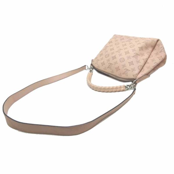 dh66145 4 Louis Vuitton Babylon Chain BB Mahina Shoulder Bag Pink