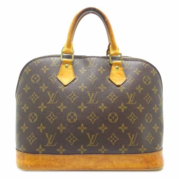 dh66313 2 Louis Vuitton Alma Monogram Handbag Brown