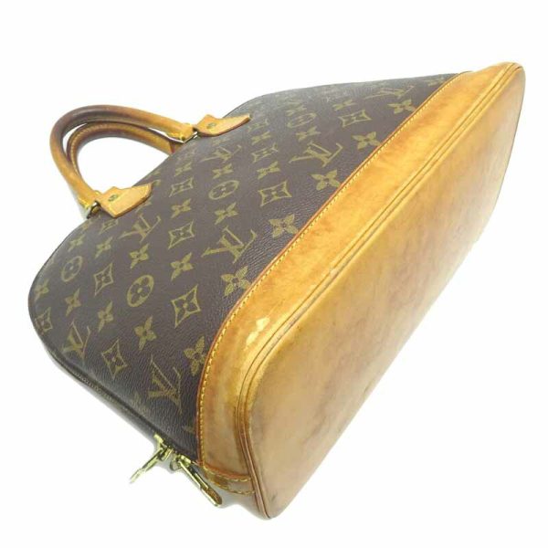 dh66313 3 Louis Vuitton Alma Monogram Handbag Brown