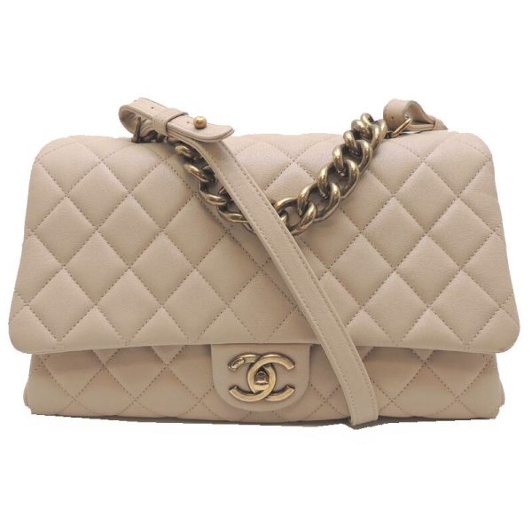 dh66447 1 Chanel Matelasse 30 2Way Calf Shoulder Bag Ivory