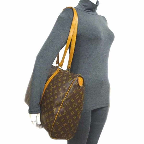 dh66494 8 Louis Vuitton Flannery 45 Monogram Shoulder Bag Brown