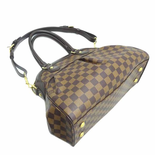 dh66963 3 Louis Vuitton Trevi PM Damier Ebene Handbag Brown