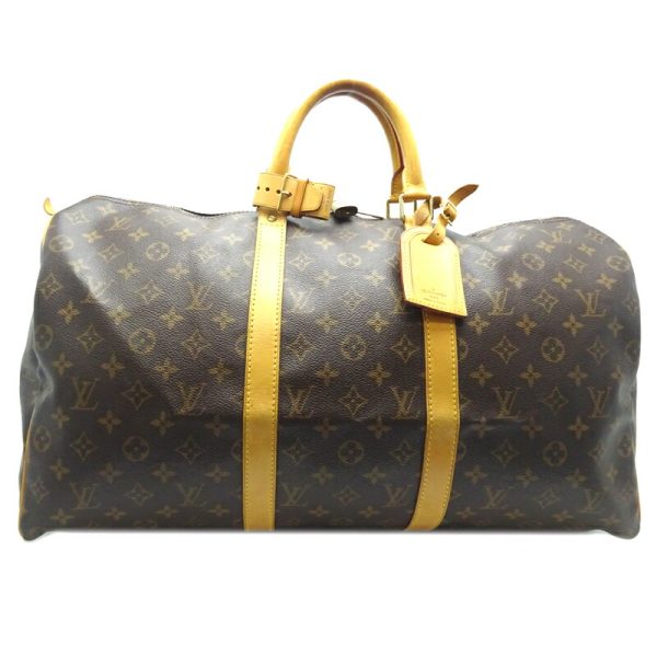 dh66969 1 Louis Vuitton Keepall 50 Monogram Bag Brown