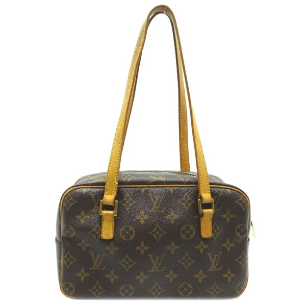 dh67002 2 Louis Vuitton Cite MM Monogram Shoulder Bag Brown