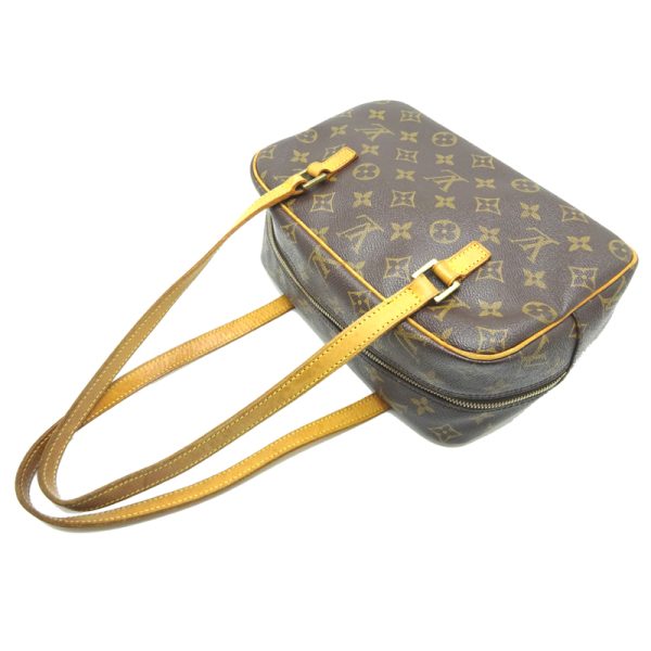 dh67002 4 Louis Vuitton Cite MM Monogram Shoulder Bag Brown