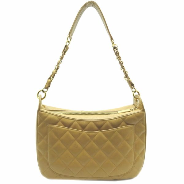 dh67079 2 Chanel Matelasse Chain Caviar Skin Shoulder Bag Beige