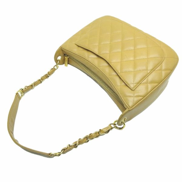 dh67079 4 Chanel Matelasse Chain Caviar Skin Shoulder Bag Beige