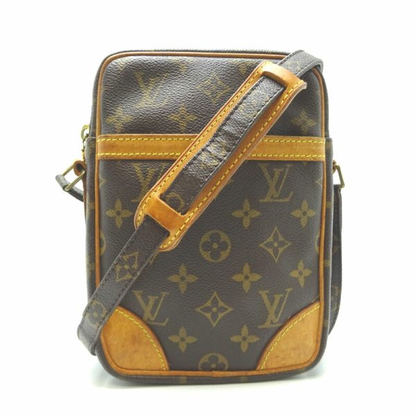 dh67266 1 Louis Vuitton Danube Monogram Shoulder Bag Brown