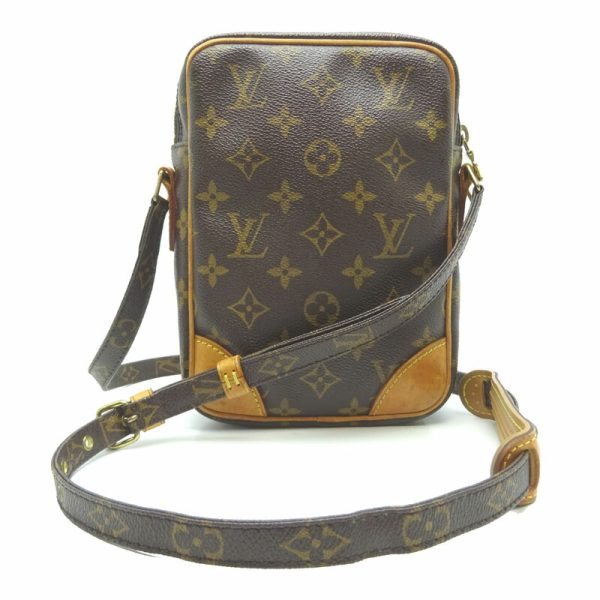 dh67266 2 Louis Vuitton Danube Monogram Shoulder Bag Brown