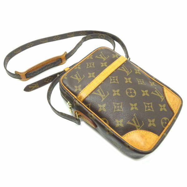 dh67266 4 Louis Vuitton Danube Monogram Shoulder Bag Brown