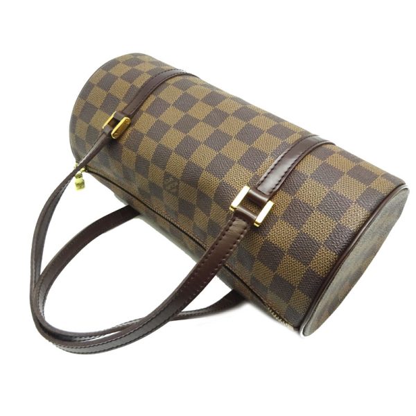 dh67317 4 Louis Vuitton Papillon PM Damier Ebene Handbag Brown