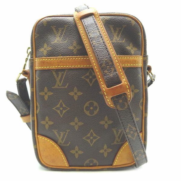 dh67339 1 Louis Vuitton Danube Monogram Shoulder Bag Brown