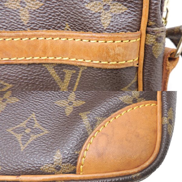 dh67339 10 Louis Vuitton Danube Monogram Shoulder Bag Brown