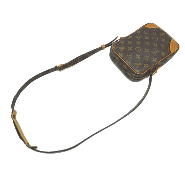 dh67339 4 Louis Vuitton Danube Monogram Shoulder Bag Brown