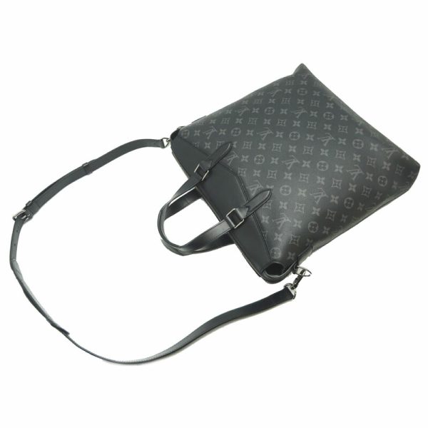 dh67623 4 Louis Vuitton Explorer Monogram Eclipse Tote Bag Black