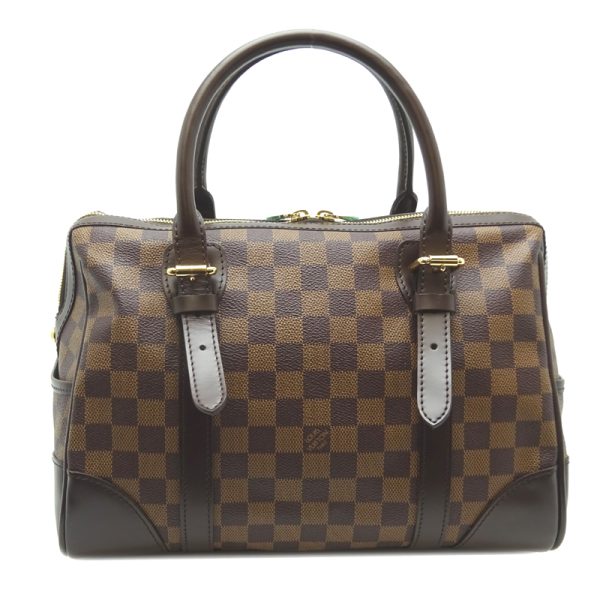 dh67981 2 Louis Vuitton Berkley Damier Ebene Handbag Brown