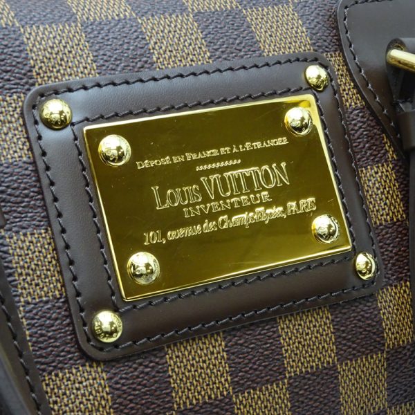 dh67981 8 Louis Vuitton Berkley Damier Ebene Handbag Brown