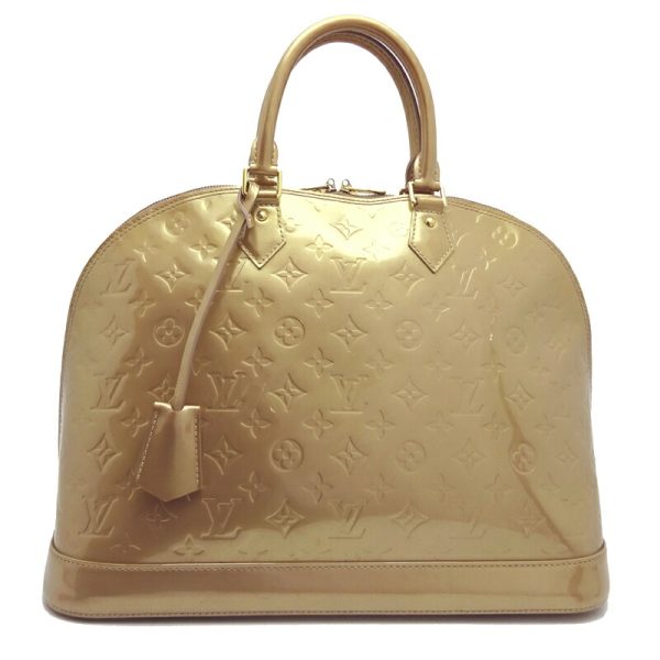 dh67982 21 Louis Vuitton Alma GM Vernis Handbag