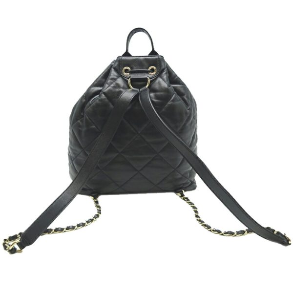 dh67987 3 Chanel Drawing Backpack Daypack Black