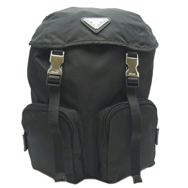 dh68119 1 Prada Nylon Backpack Black