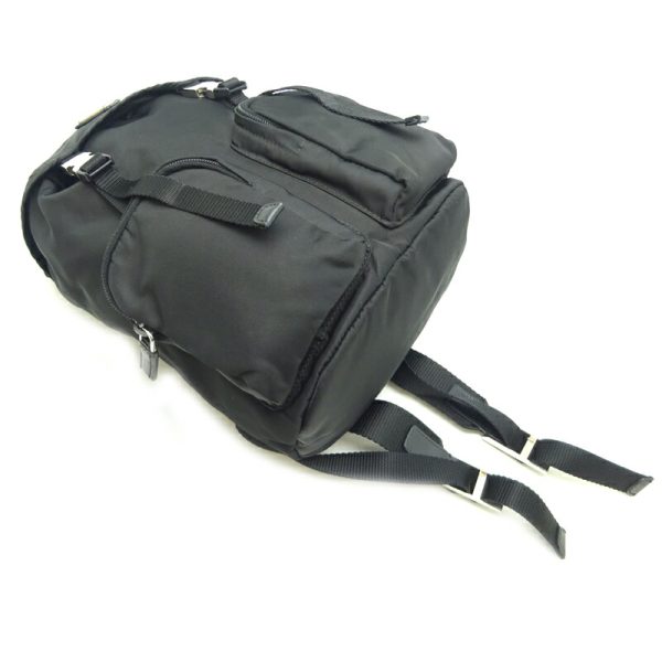 dh68119 4 Prada Nylon Backpack Black